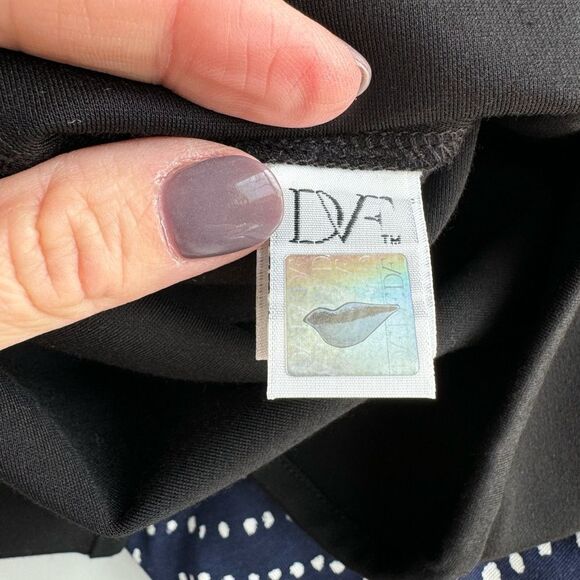 Diane Von Furstenberg Size 4 Dhalia Batik Midnight Faux Wrap Side-Tie Dress Silk - Picture 14 of 16